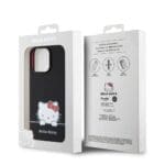 Hello Kitty Liquid Silicone Daydreaming Logo Black Kryt iPhone 13 Pro