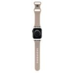 Hello Kitty Liquid Silicone Kitty Head Logo Band Apple Watch SE/11/10/9/8/7/6/5/4/3 (42/41/40/38mm) Beige