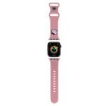 Hello Kitty Liquid Silicone Kitty Head Logo Band Apple Watch SE/11/10/9/8/7/6/5/4/3 (42/41/40/38mm) Pink