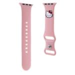 Hello Kitty Liquid Silicone Kitty Head Logo Band Apple Watch SE/11/10/9/8/7/6/5/4/3 (42/41/40/38mm) Pink