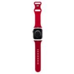 Hello Kitty Liquid Silicone Kitty Head Logo Band Apple Watch SE/11/10/9/8/7/6/5/4/3 (42/41/40/38mm) Red