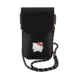 Hello Kitty PU Leather Daydreaming Logo Bag Phone Black