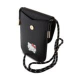 Hello Kitty PU Leather Daydreaming Logo Bag Phone Black