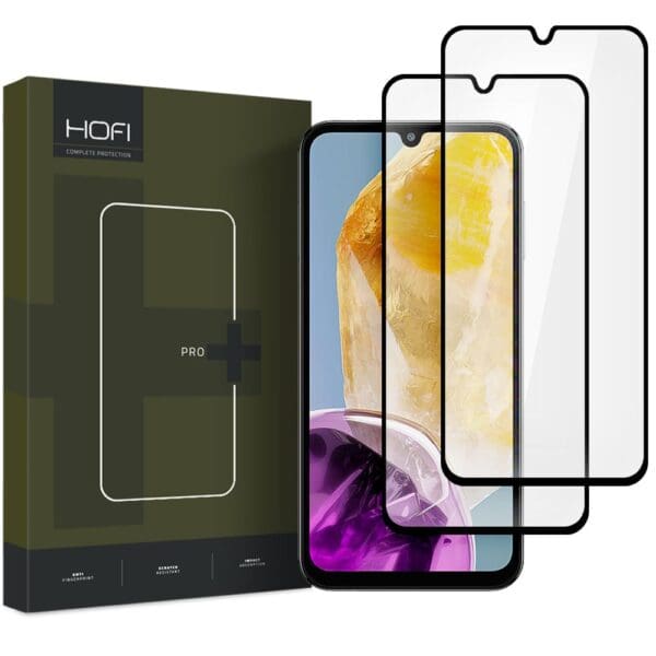 Hofi Glass Pro+ 2-pack Black Samsung Galaxy M15