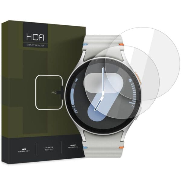 Hofi Glass Pro+ 2-pack Samsung Galaxy Watch 4 / 5 / 6 / 7 (44 mm) Clear