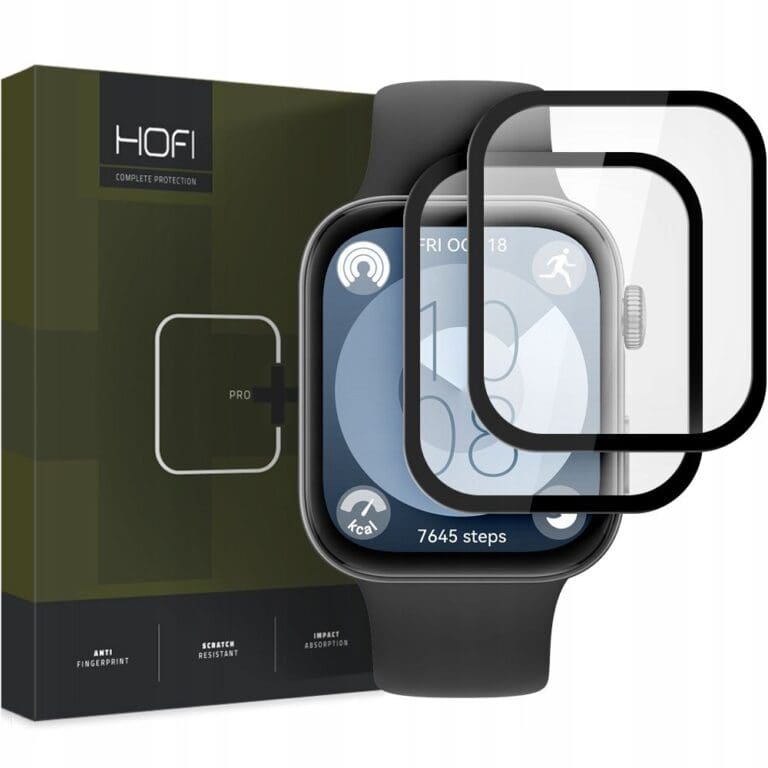 Hofi Hybrid Pro+ 2-pack Huawei Watch Fit 3 Black