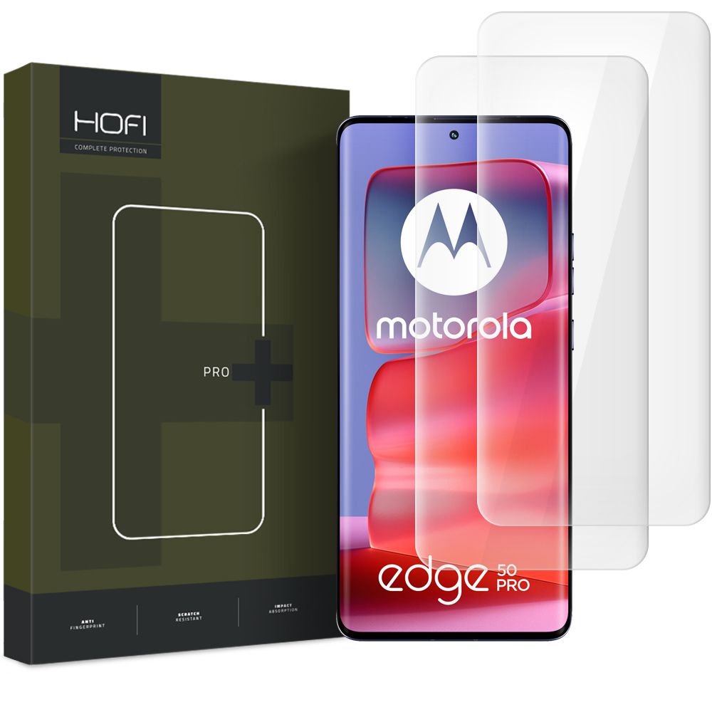 Hofi UV Glass Pro+ 2-pack Clear Motorola Edge 50 Fusion/50 Pro 5G