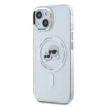 Karl Lagerfeld IML K&CH Heads Metal Frame MagSafe Transparent Kryt iPhone 14