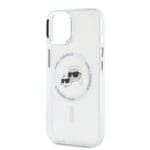 Karl Lagerfeld IML K&CH Heads Metal Frame MagSafe Transparent Kryt iPhone 14