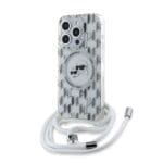 Karl Lagerfeld IML Monogram Crossbody K&CH Heads MagSafe Transparent Kryt iPhone 15 Pro