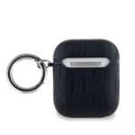 Karl Lagerfeld PU Embossed Karl Head Black Kryt AirPods 1/2