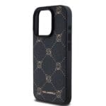 Karl Lagerfeld PU Karl Heads Pattern MagSafe Black Kryt iPhone 15 Pro