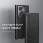 Nillkin Qin Book Prop Brown Kryt Samsung Galaxy S24