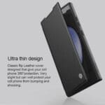 Nillkin Qin Book Prop Brown Kryt Samsung Galaxy S24