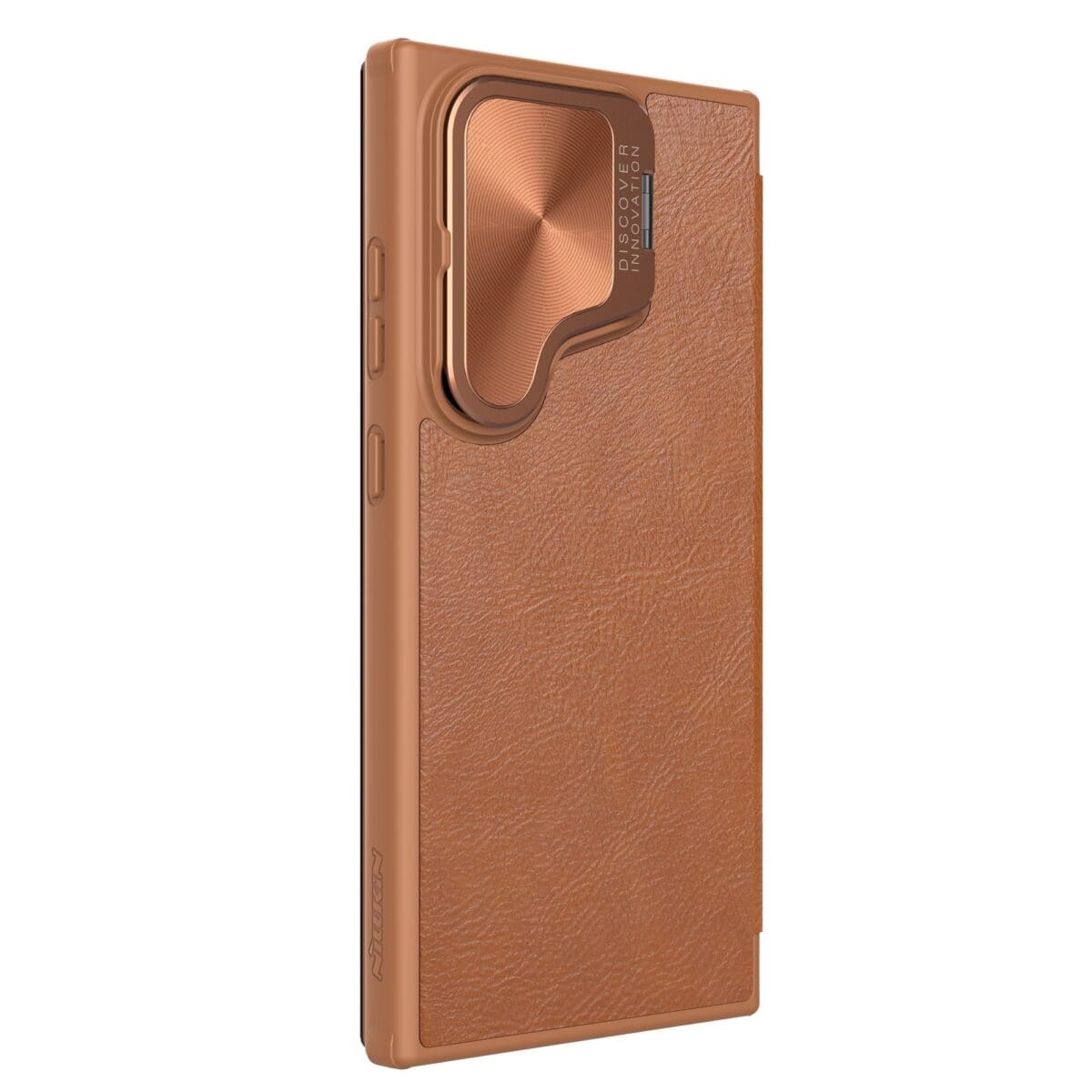 Nillkin Qin Book Prop Brown Kryt Samsung Galaxy S24