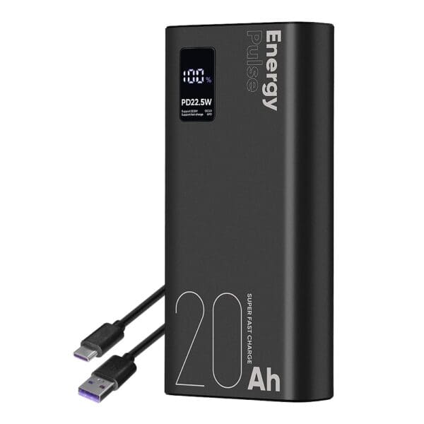 OBAL:ME EnergyPulse Powerbank 20000mAh 22.5W Black