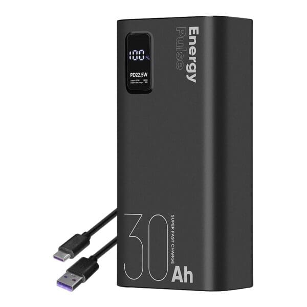 OBAL:ME EnergyPulse Powerbank 30000mAh 22.5W Black