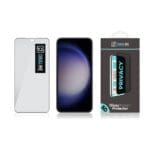 OBAL:ME Privacy 5D Tempered Glass Black Samsung Galaxy S23