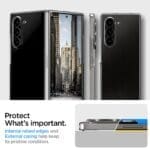 Spigen Airskin Crystal Clear Kryt Samsung Galaxy Z Fold 6