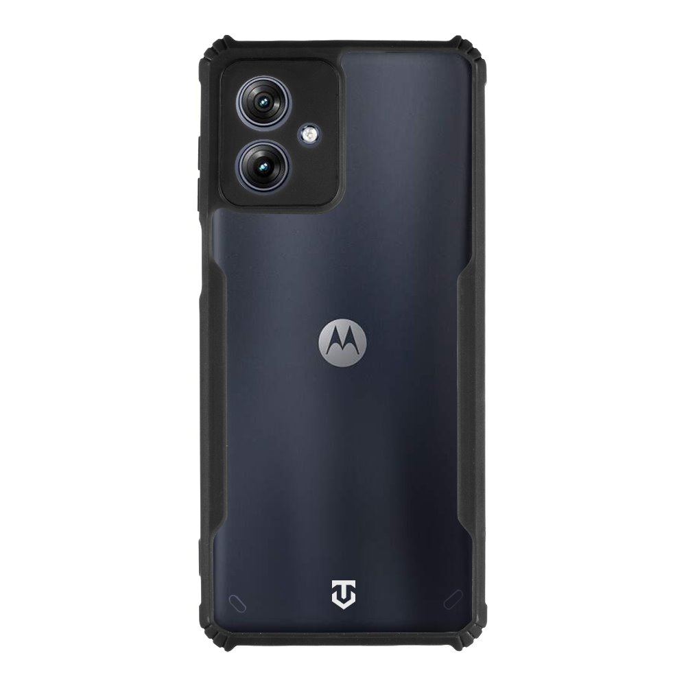 Tactical Quantum Stealth Clear/Black Kryt Motorola Moto G54 5G/G54 5G Power Edition