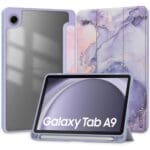 Tech-Protect Sc Pen Hybrid Violet Marble Kryt Samsung Galaxy Tab A9 8.7 X110/X115