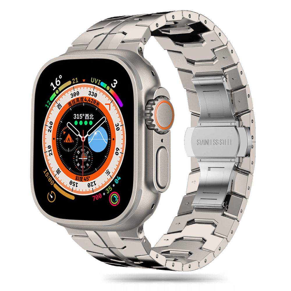 Tech-Protect Stainless Line Apple Watch 4 / 5 / 6 / 7 / 8 / 9 / SE / Ultra 1 / 2 (42 / 44 / 45 / 49 mm) Titanium