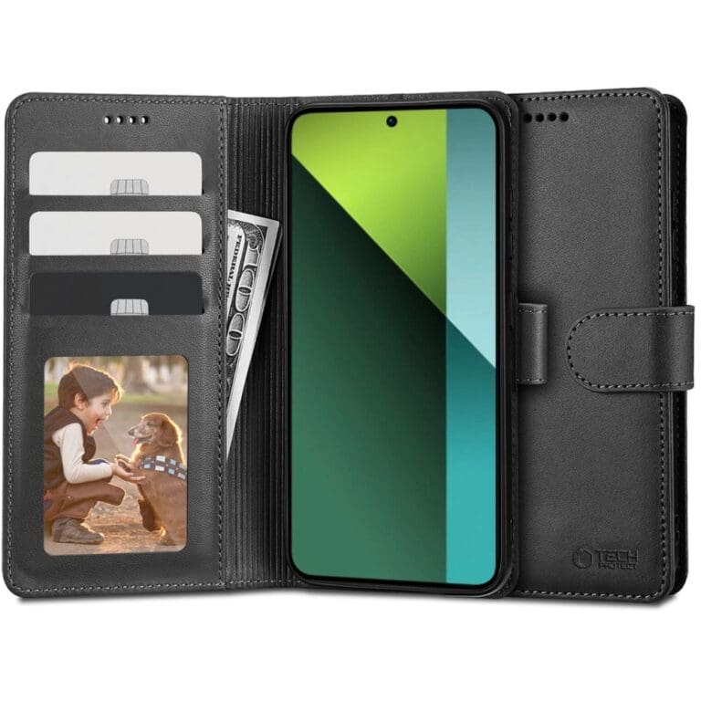Tech-Protect Wallet Black Kryt Xiaomi Redmi Note 13 Pro 5G