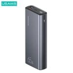 Usams Powerbank PB59 30000mAh 65W 2xQC3.0+PD Fast Charge Black CMXLOGTC01 (US-CD165) + Cable USB-C-USB-C