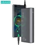 Usams Powerbank PB59 30000mAh 65W 2xQC3.0+PD Fast Charge Black CMXLOGTC01 (US-CD165) + Cable USB-C-USB-C