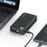 Usams Powerbank with Cable Retractable Lightning 10000 mAh PD 20W Fast Charge XY Series Black 10KCD22501 (US-CD225)