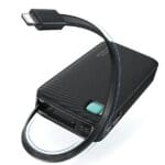 Usams Powerbank with Cable Retractable Lightning 10000 mAh PD 20W Fast Charge XY Series Black 10KCD22501 (US-CD225)
