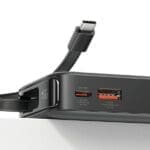 Usams Powerbank with Cable Retractable Lightning 10000 mAh PD 20W Fast Charge XY Series Black 10KCD22501 (US-CD225)
