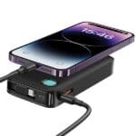Usams Powerbank with Cable USB-C Retractable 10000 mAh PD 20W Fast Charge XY Series Purple 10KCD22403 (US-CD224)