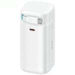 Usams Powerbank with Cable USB-C Retractable 18000 mAh PD45W Fast Charge XMF Series White 20KCD21602 (US-CD216)