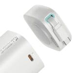 Usams Powerbank with Cable USB-C Retractable 18000 mAh PD45W Fast Charge XMF Series White 20KCD21602 (US-CD216)