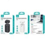 Usams Powerbank with Cable USB-C Retractable 18000 mAh PD45W Fast Charge XMF Series White 20KCD21602 (US-CD216)