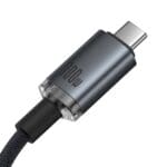 Baseus Crystal Shine Series Data Cable USB-C - USB-C 100W 1,5m Black