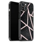 Black Glitter Pink Kryt iPhone 12 Mini