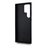 DKNY PU Leather Checkered Pattern MagSafe Black Kryt Samsung Galaxy S24 Ultra