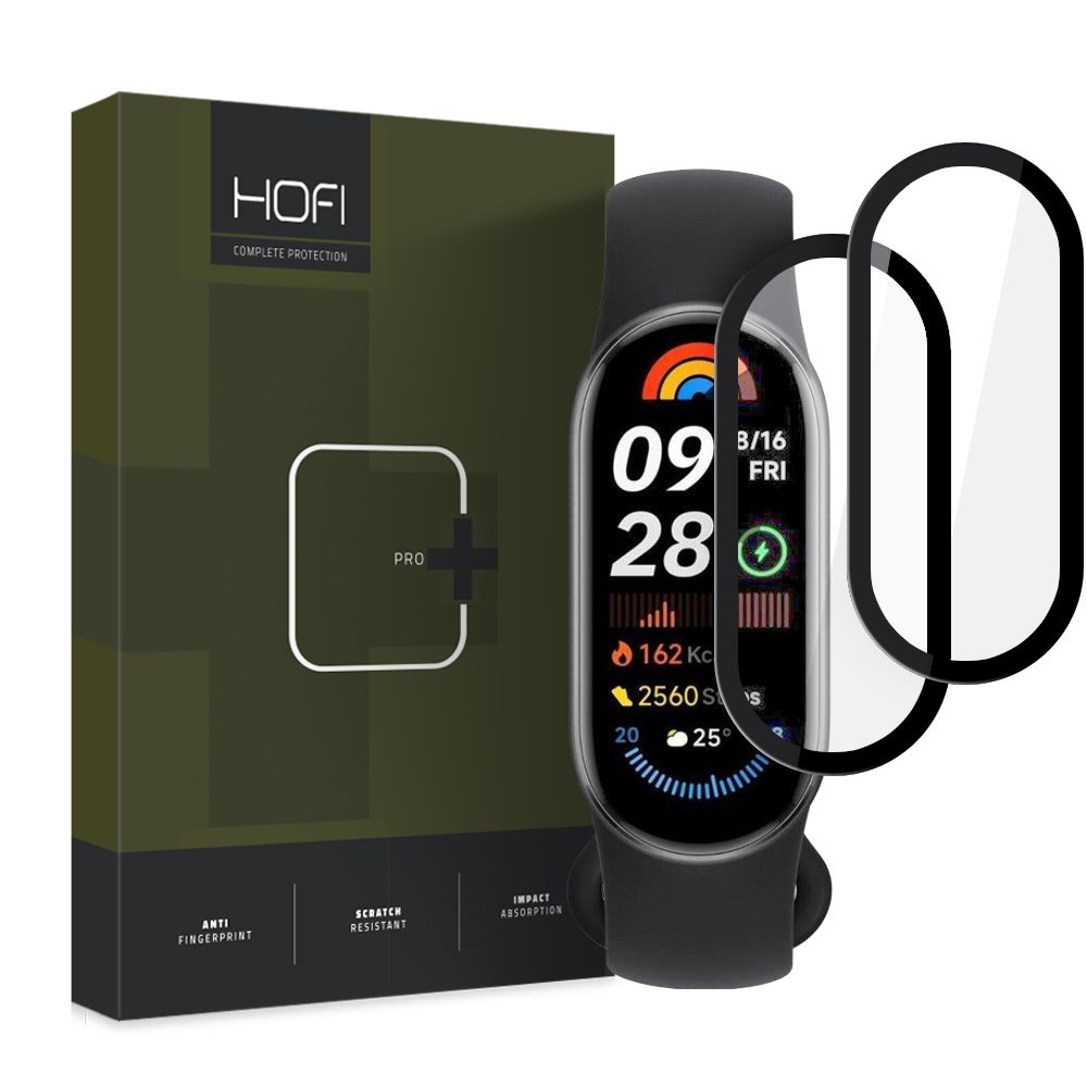 Hofi Hybrid Pro+ 2-pack Xiaomi Smart Band 9 / 9 NFC Black