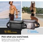 Spigen A620 Universal Waterproof Waist Bag Black