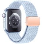 Tech-Protect Nylonmag Apple Watch 4 / 5 / 6 / 7 / 8 / 9 / Se / Ultra 1 / 2 (42 / 44 / 45 / 49 mm) Baby Blue