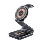 Tech-Protect Qi15w-a29 3in1 Magnetic MagSafe Wireless Charger Black