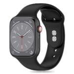 Tech-Protect Silicone Apple Watch SE/11/10/9/8/7/6/5/4/3 (42/41/40/38mm) Black