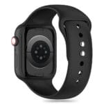 Tech-Protect Silicone Apple Watch SE/11/10/9/8/7/6/5/4/3 (42/41/40/38mm) Black