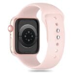 Tech-Protect Silicone Apple Watch SE/11/10/9/8/7/6/5/4/3 (42/41/40/38mm) Light Pink