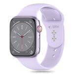 Tech-Protect Silicone Apple Watch 4 / 5 / 6 / 7 / 8 / 9 / Se / Ultra 1 / 2 (42 / 44 / 45 / 49 mm) Elegant Purple