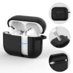 Tech-Protect Silicone Hook Black Kryt Airpods Pro/Pro 2