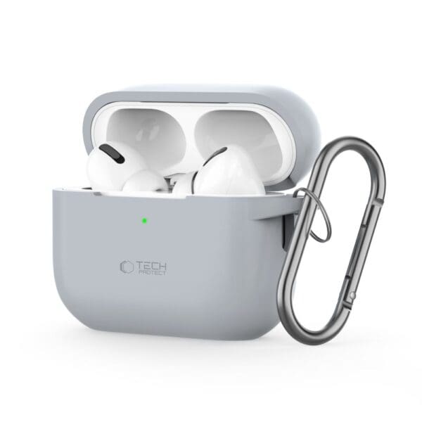 Tech-Protect Silicone Hook Crayon Grey Kryt Airpods Pro/Pro 2