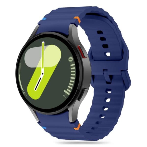 Tech-Protect Silicone Sport Samsung Galaxy Watch 4 / 5 / 5 Pro / 6 / 7 / Fe Navy Blue